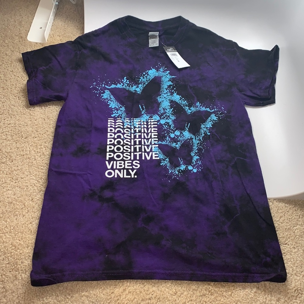 5 for $10 Rue21 T-shirt Positive Vibes Tie Dye